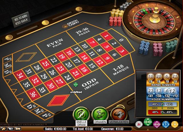 Gratis roulette casino spelletjes